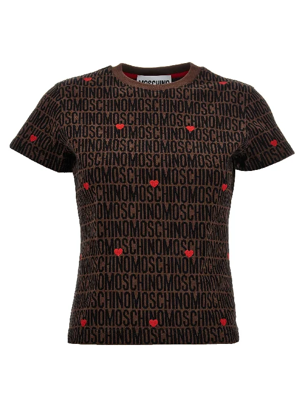 Logo T-shirt-- Chenille Fabric Brocade Fabric Lace Fabric