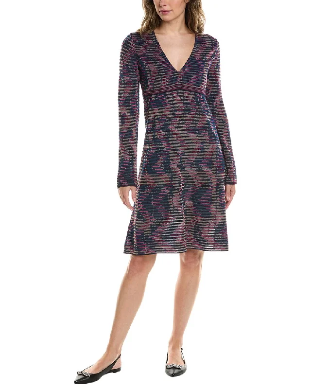 M Missoni Mini Dress Trendy Mesh Mini Dress