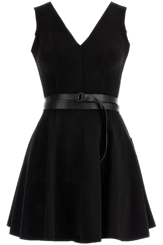 Norma Kamali Women's Grace Jersey Mini Dress For Women Trendy Denim Mini Dress