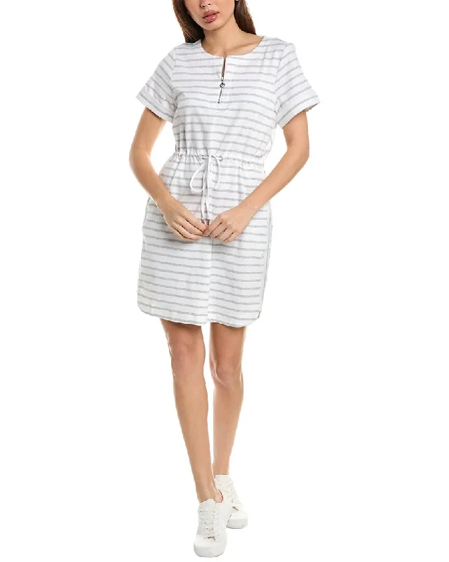 Tommy Bahama Jovanna Stripe Zip Front Mini Dress Fashionable Button-Front Mini Dress Tommy Bahama Jovanna Stripe Zip Front Mini Dress Fashionable Button-Front Mini Dress