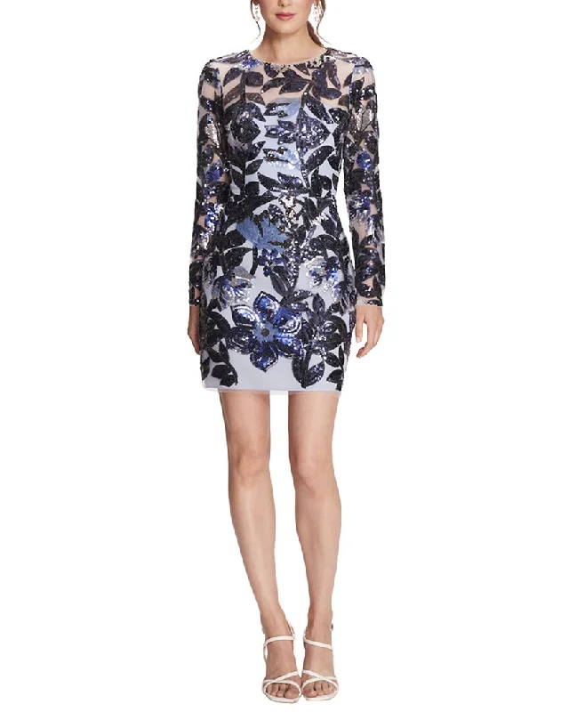 Marchesa Notte Mini Dress Classic Black Mini Dress
