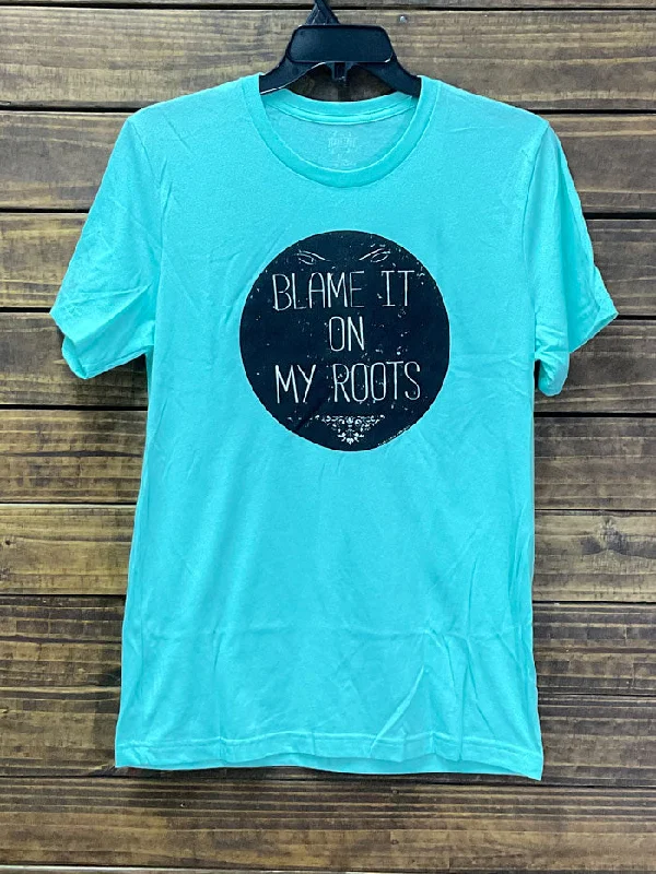 Texas True 3001 Blame It On My Roots T-Shirt Heather Mint-- V-Neck T-Shirt Long Sleeve Cotton Texas True 3001 Blame It On My Roots T-Shirt Heather Mint-- V-Neck T-Shirt Long Sleeve Cotton