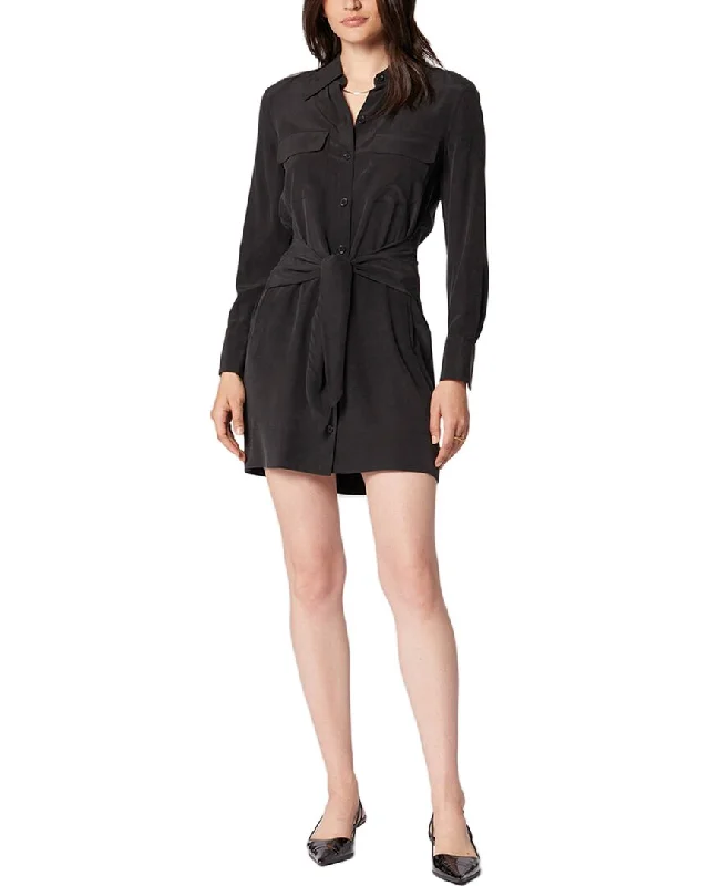 Equipment Bayler Silk Mini Dress Trendy Tulle Mini Dress