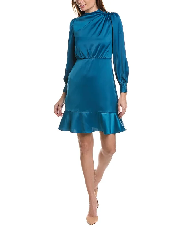 Maggy London Satin Mini Dress Trendy Tulle Mini Dress