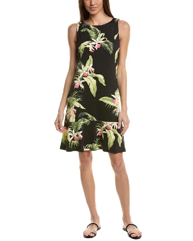 Tommy Bahama Darcy La Brisa Blooms Mini Dress Elegant Mini Dress with Pleats