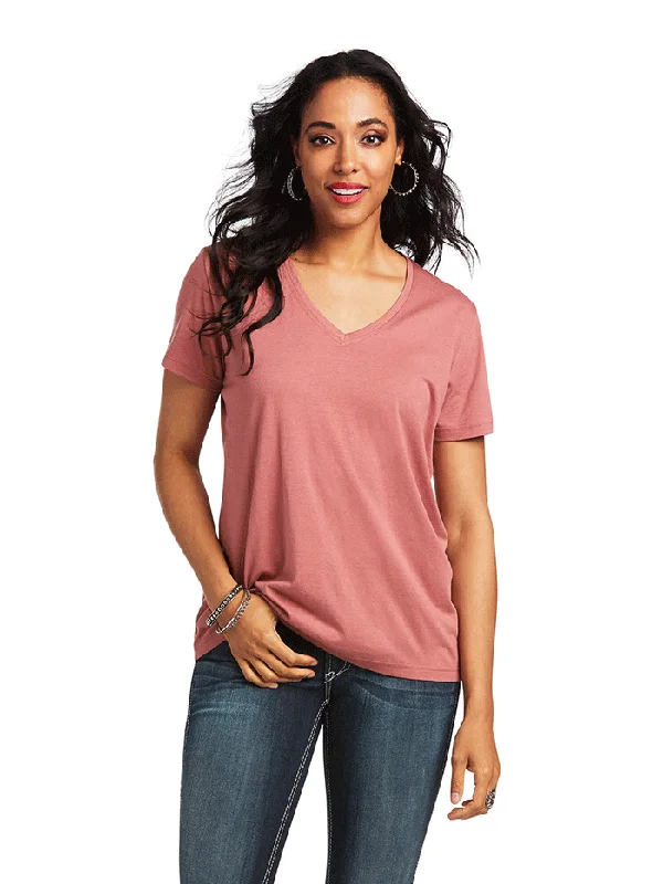 Ariat 10039419 Womens Element T-Shirt Antique Rubia-- Hooded Caped Shawl Collar