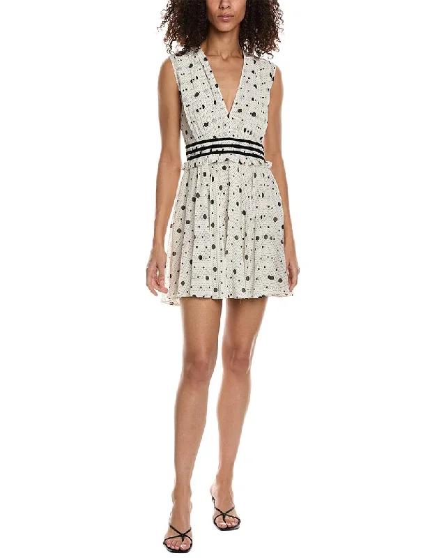 The Kooples Polka Dot Mini Dress Elegant Silk Mini Dress