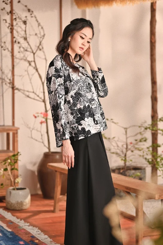 The Heiwa Women Selesa Blouse - Sumi Office-Ready Blouse