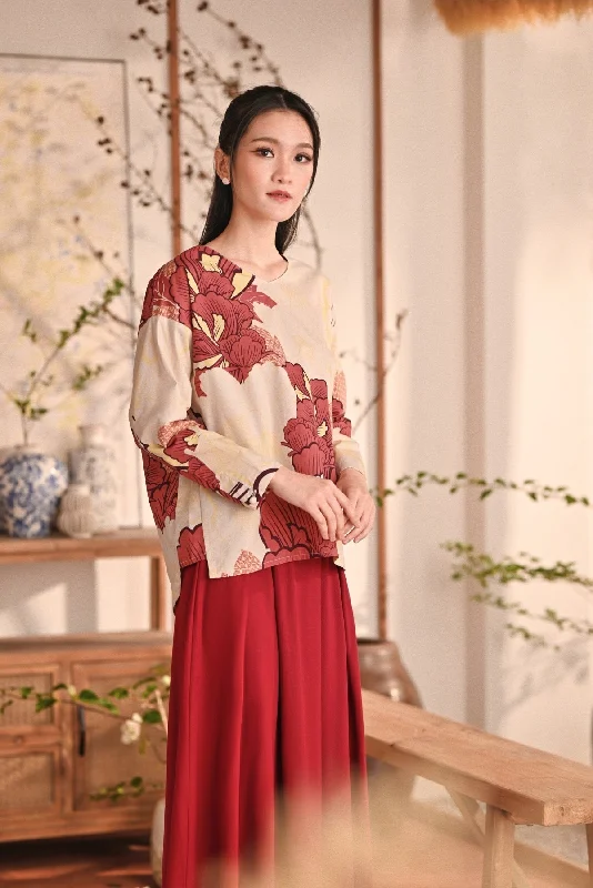 The Heiwa Women Selesa Blouse - Renai Classic Minimalist Blouse