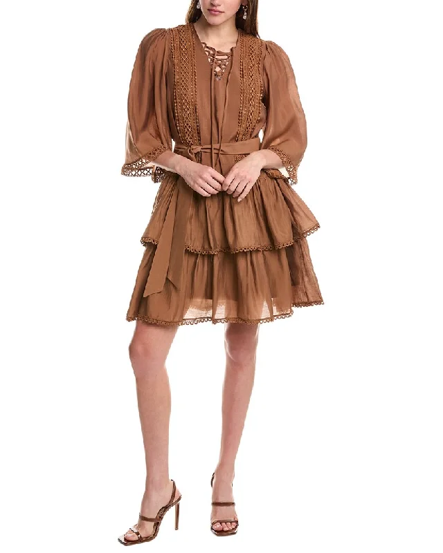Beulah Mini Dress Cozy Cowl Neck Mini Dress