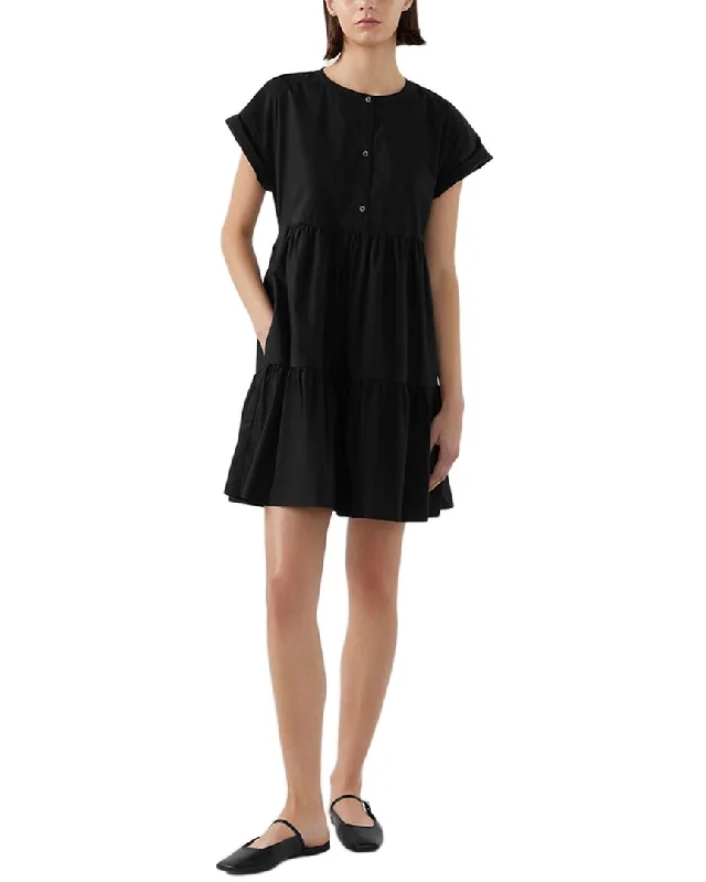 Bird & Knoll Marisol Mini Dress Stylish Ruffle Mini Dress