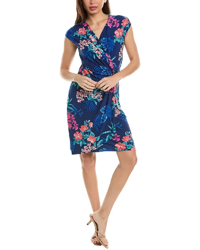 Tommy Bahama Clara Breezy Bouquet Mini Dress Trendy Denim Mini Dress