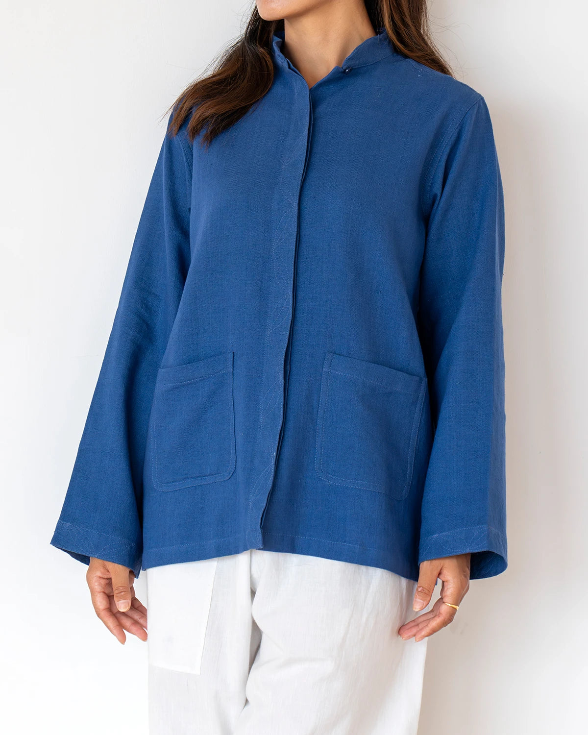 Butter Lamp Shirt-- Graphic Embroidered Appliqued