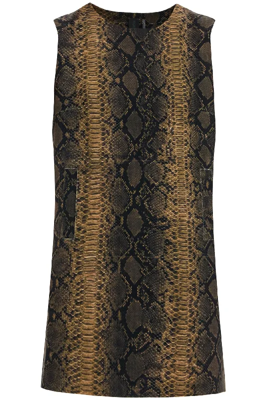 brown python print sleeveless mini dress KK4243PLE78302 PYTHON Stylish Sweetheart Neck Mini Dress brown python print sleeveless mini dress KK4243PLE78302 PYTHON Stylish Sweetheart Neck Mini Dress