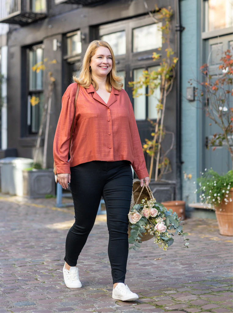 The Avid Seamstress THE EVERYDAY SHIRT - Sewing Pattern-- Terry Blend Velvet Blend Canvas Blend
