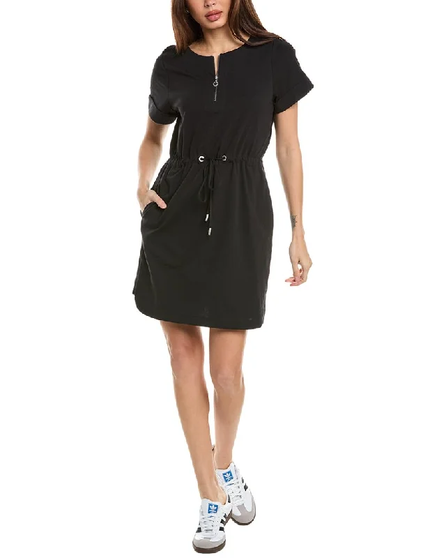 Tommy Bahama Veranda Zip Front Mini Dress Classic Floral Print Mini Dress
