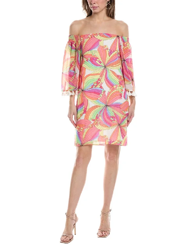 Trina Turk Amaris Mini Dress Stylish Ruffle Mini Dress