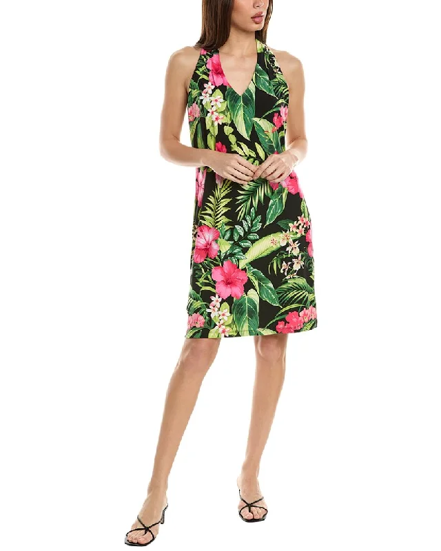 Tommy Bahama Sandy Grand Villa Mini Dress Trendy Off-Shoulder Dress Mini