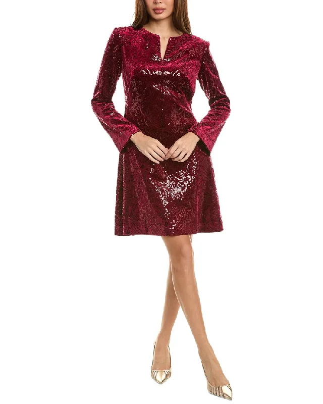 Tadashi Shoji Sequin Mini Dress Stylish Ribbed Mini Dress