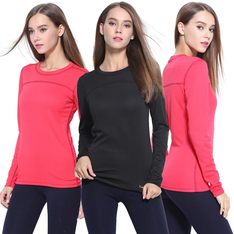S - 3XL Spring Autumn Plus Size Breathable Quick Dry Long Sleeve Women Sport T Shirt for Yoga Running Fitness-- Denim Fabric Leather Fabric Suede Fabric S - 3XL Spring Autumn Plus Size Breathable Quick Dry Long Sleeve Women Sport T Shirt for Yoga Running Fitness-- Denim Fabric Leather Fabric Suede Fabric