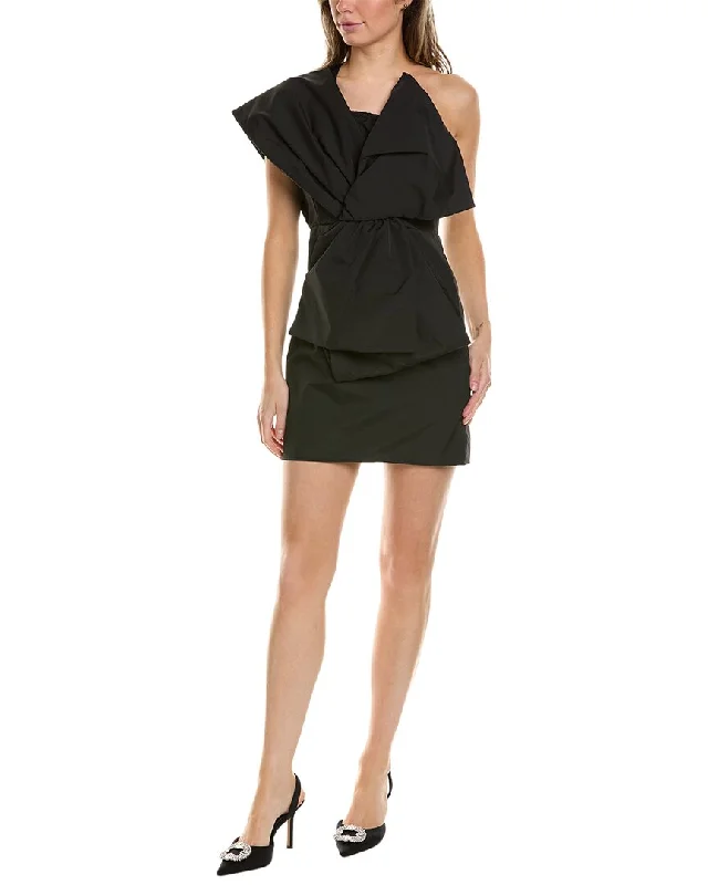 Avantlook Bow Mini Dress Fashionable Party Mini Dress