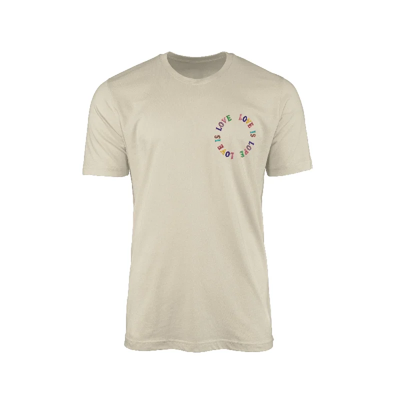 Love is Love T-Shirt-- Polka Dot Checkered Tartan