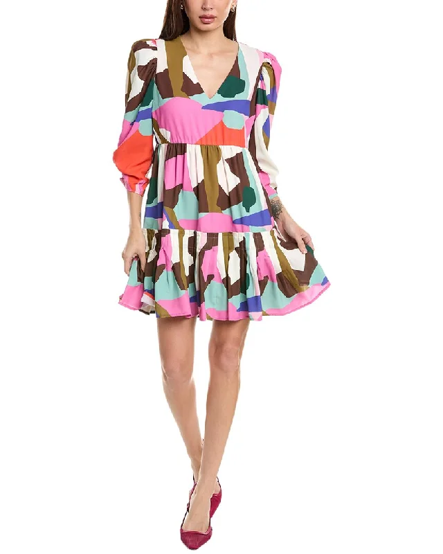 Crosby By Mollie Burch Blake Mini Dress Fashionable Polka Dot Mini Dress