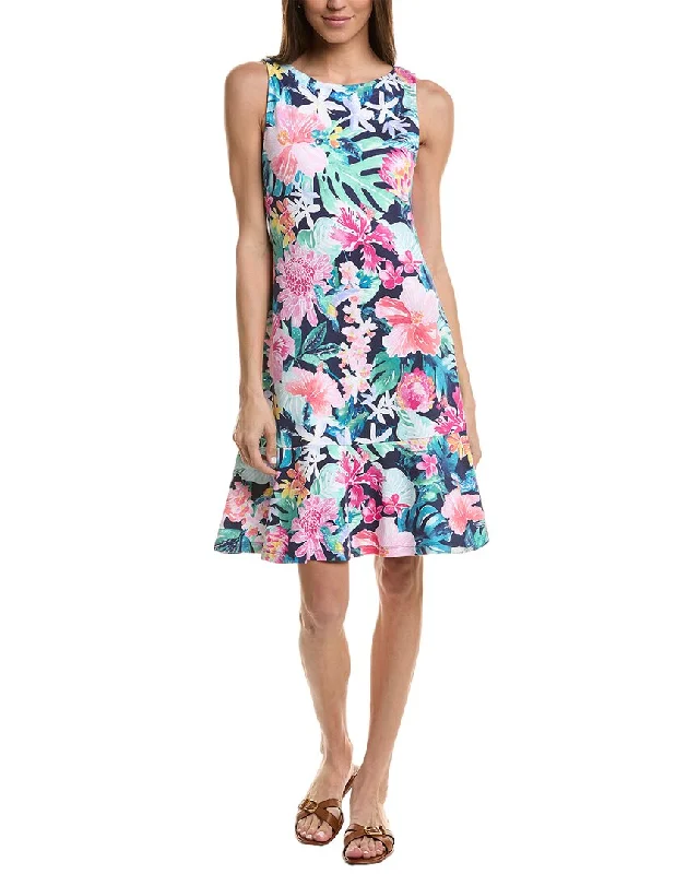 Tommy Bahama Darcy Perfectly Paradise Mini Dress Casual V-Neck Mini Dress