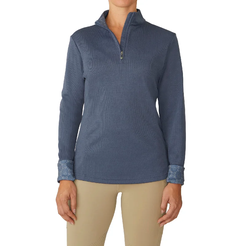 Women's Cool Rider UV Long Sleeve Sun Shirt - Indigo-- Iron Safe Non-Iron Wrinkle Free Women's Cool Rider UV Long Sleeve Sun Shirt - Indigo-- Iron Safe Non-Iron Wrinkle Free
