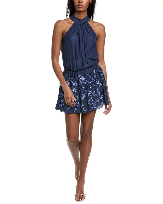 Ramy Brook Marcel Mini Dress Trendy Cut-Out Mini Dress