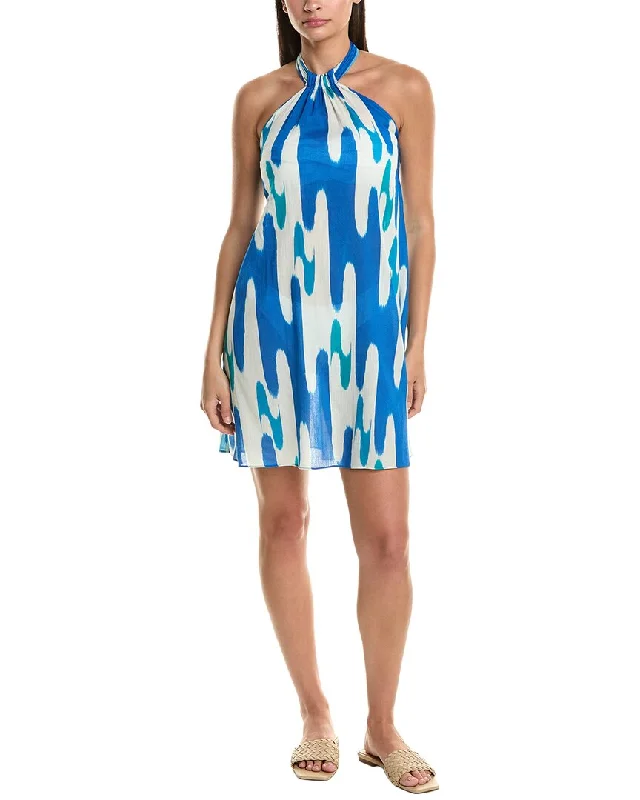 Natori Lido Mini Dress Cozy Cowl Neck Mini Dress