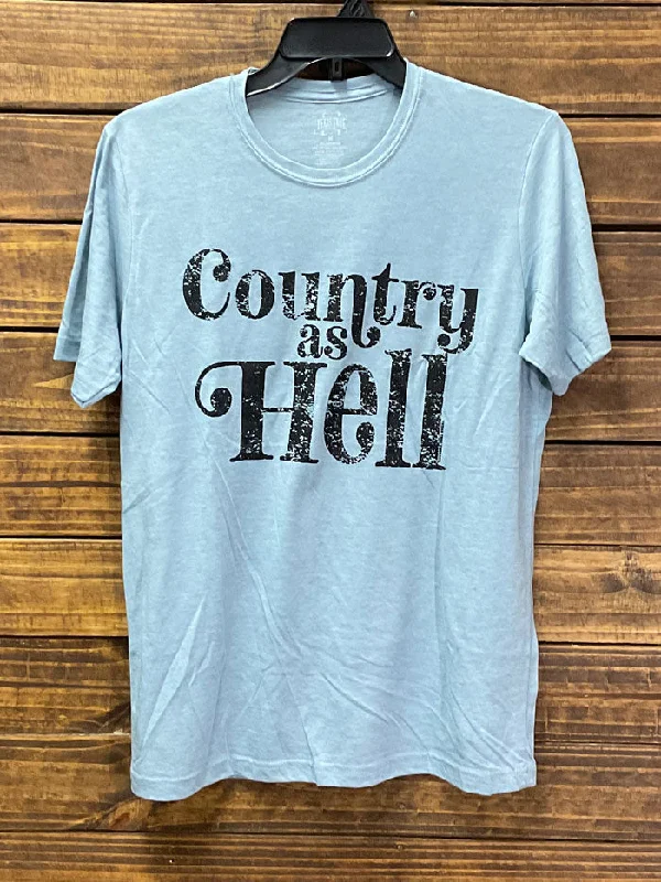 Texas True 6200 Country As Hell T-Shirt Stonewash Denim-- Oversized T-Shirt Spandex breathable Texas True 6200 Country As Hell T-Shirt Stonewash Denim-- Oversized T-Shirt Spandex breathable