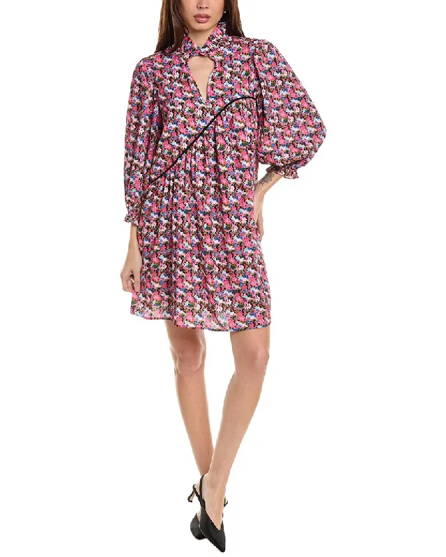 Crosby By Mollie Burch Story Mini Dress Elegant Silk Mini Dress