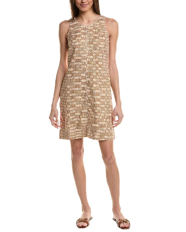 Tommy Bahama Palm A Dora Island Key Linen-Blend Mini Dress Trendy Bodycon Mini Dress