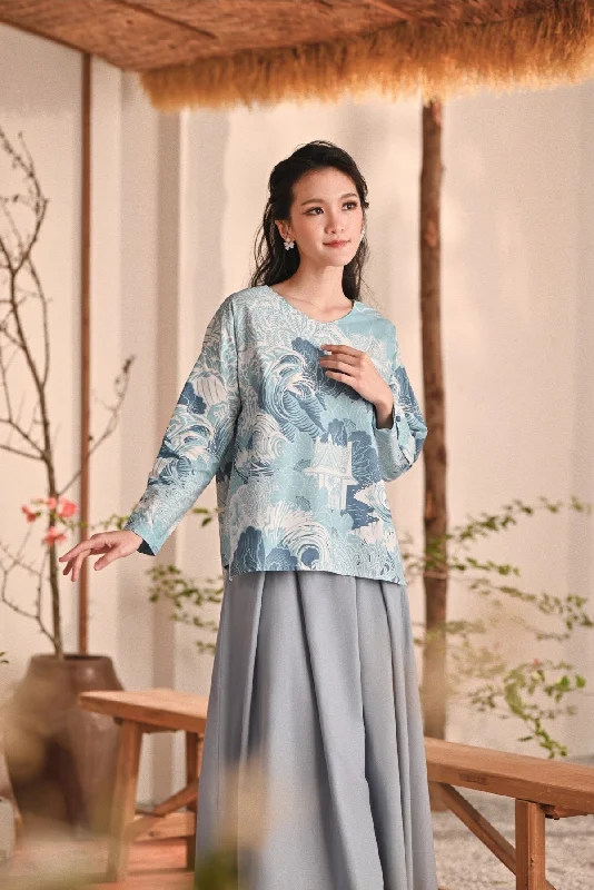 The Heiwa Women Selesa Blouse - Kaze Lightweight Tunic Blouse