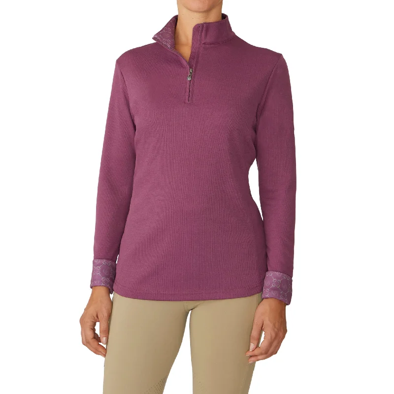 Women's Cool Rider UV Long Sleeve Sun Shirt - Berry-- Nylon Fabric Polyester Fabric Spandex Fabric Women's Cool Rider UV Long Sleeve Sun Shirt - Berry-- Nylon Fabric Polyester Fabric Spandex Fabric