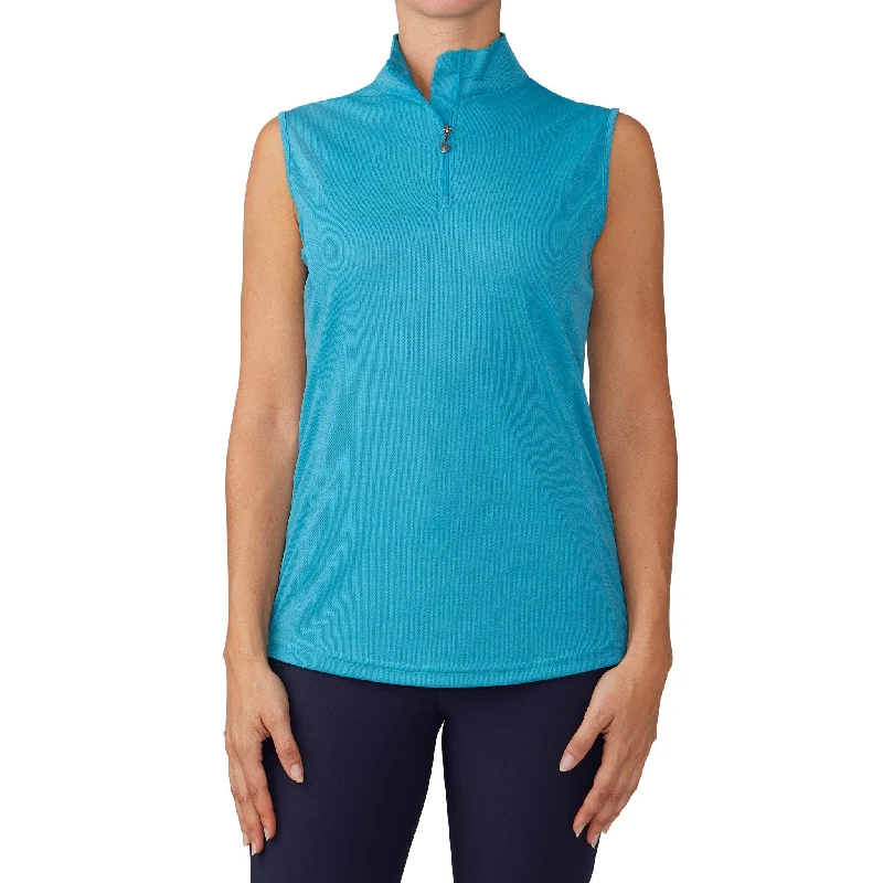 Women's Cool Rider UV Sleeveless Sun Shirt - Reef-- Boxy Fit Fitted Loose