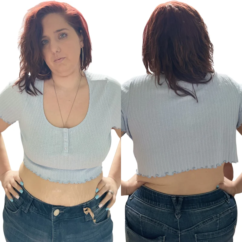Lettuce Edge T-Shirt BP.-- Iron Safe Non-Iron Wrinkle Free