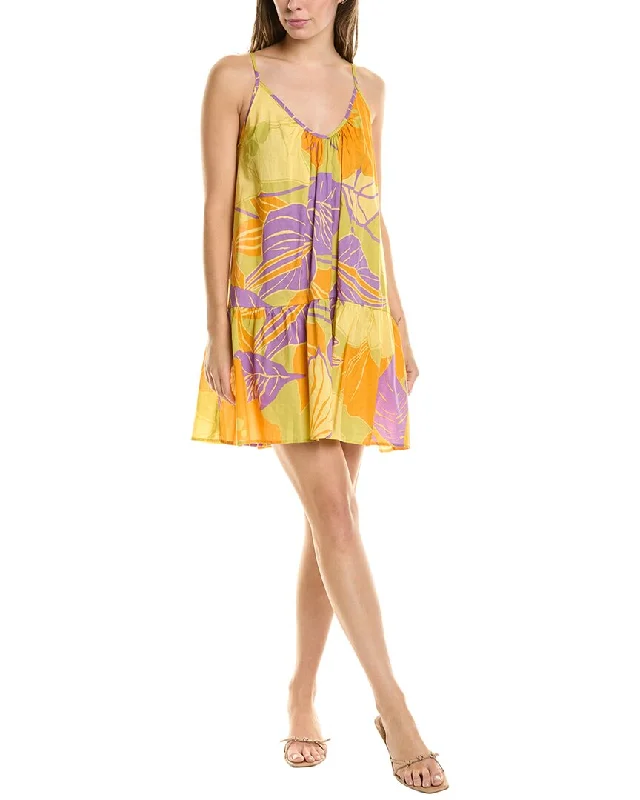 Electric Rose Sofia Mini Dress Trendy Floral Mini Dress