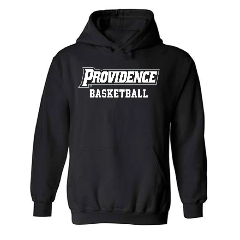 Providence - NCAA Women's Basketball : Marta Morales - Classic Shersey Hooded Sweatshirt Hoodie with Hem Fringe Bohemian Relaxed
