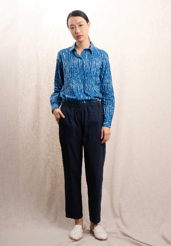 Pants Pharell Bbpf602 33-Midnight Classic Pleated Pants