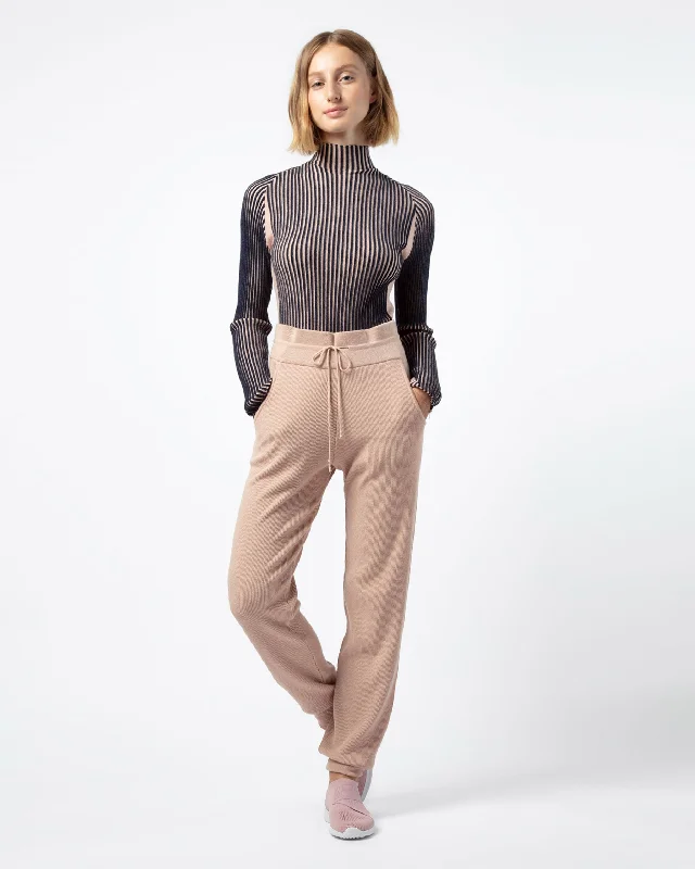 Straight knit pants- new arrival High-Waist Jogger Pants