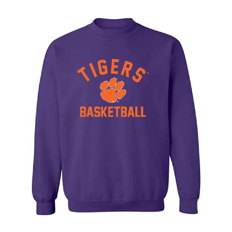 Clemson - NCAA Women's Basketball : Summah Evans - Classic Shersey Crewneck Sweatshirt Hoodie with Rolled Sleeves Casual Relaxed Clemson - NCAA Women's Basketball : Summah Evans - Classic Shersey Crewneck Sweatshirt Hoodie with Rolled Sleeves Casual Relaxed
