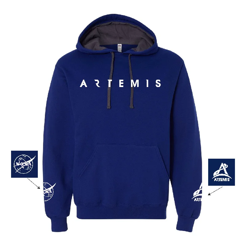 Artemis Generation Hooded Sweatshirt Hoodie with Ribbed Neckline Snug Warm
