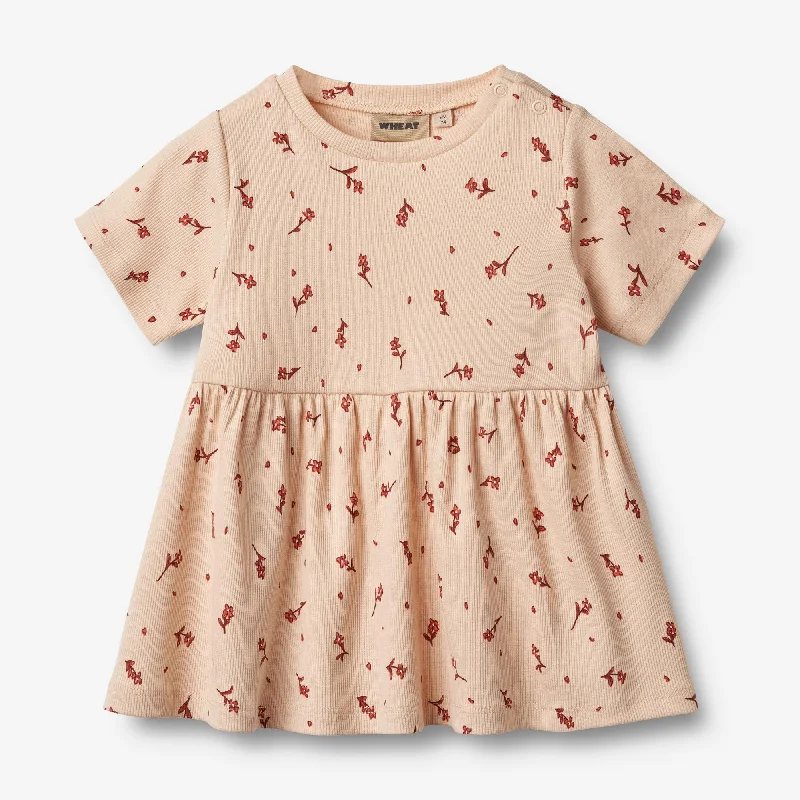Jersey Dress Anna - rose water flowers A-Line Day Work