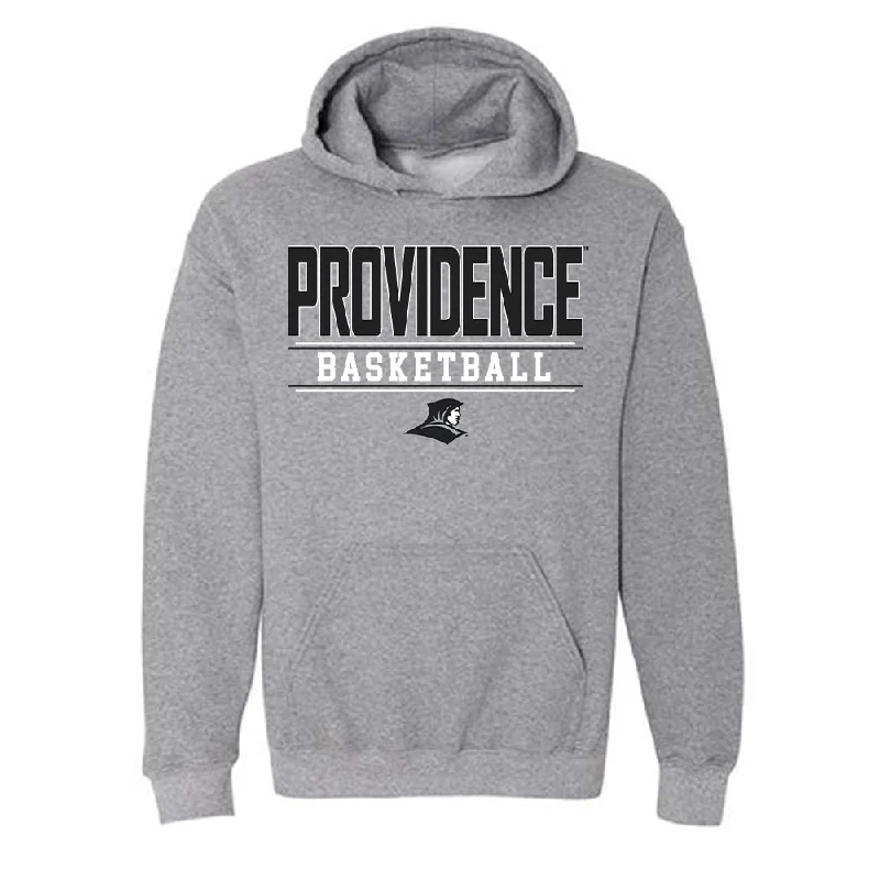 Providence - NCAA Women's Basketball : Marta Morales - Classic Shersey Hooded Sweatshirt Hoodie with Front Slit Layering Stylish