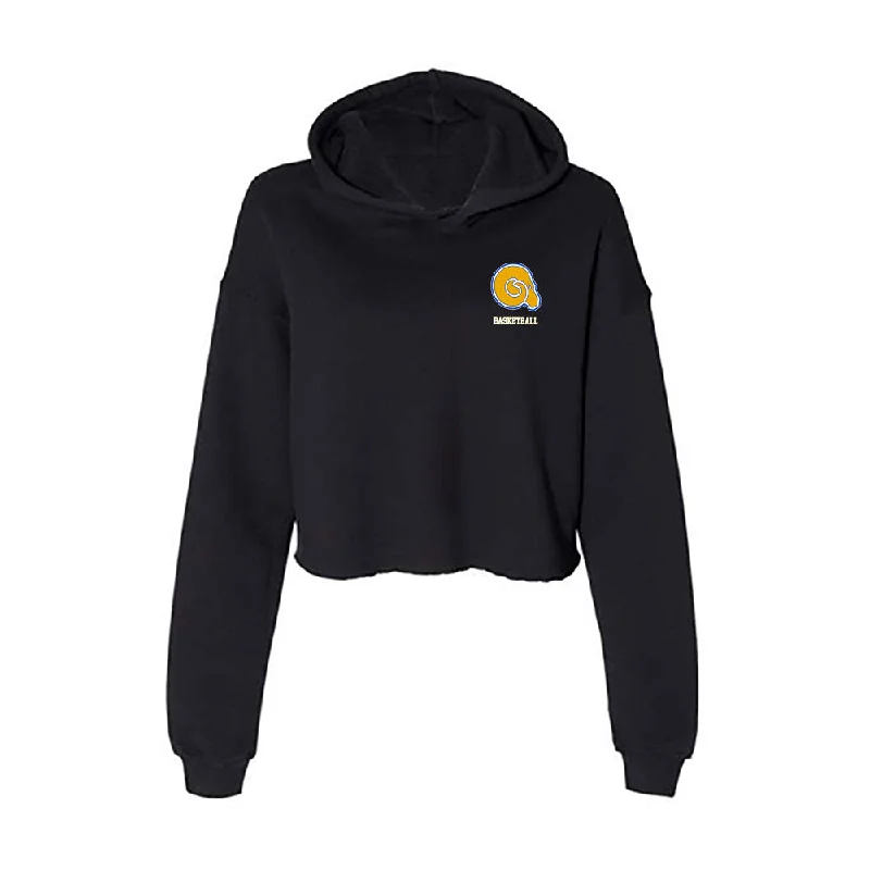 Albany State - NCAA Women's Basketball : Na'Haviya Paxton - Women's Crop Fleece Hoodie Hoodie with Half-Zip Sporty Casual Albany State - NCAA Women's Basketball : Na'Haviya Paxton - Women's Crop Fleece Hoodie Hoodie with Half-Zip Sporty Casual