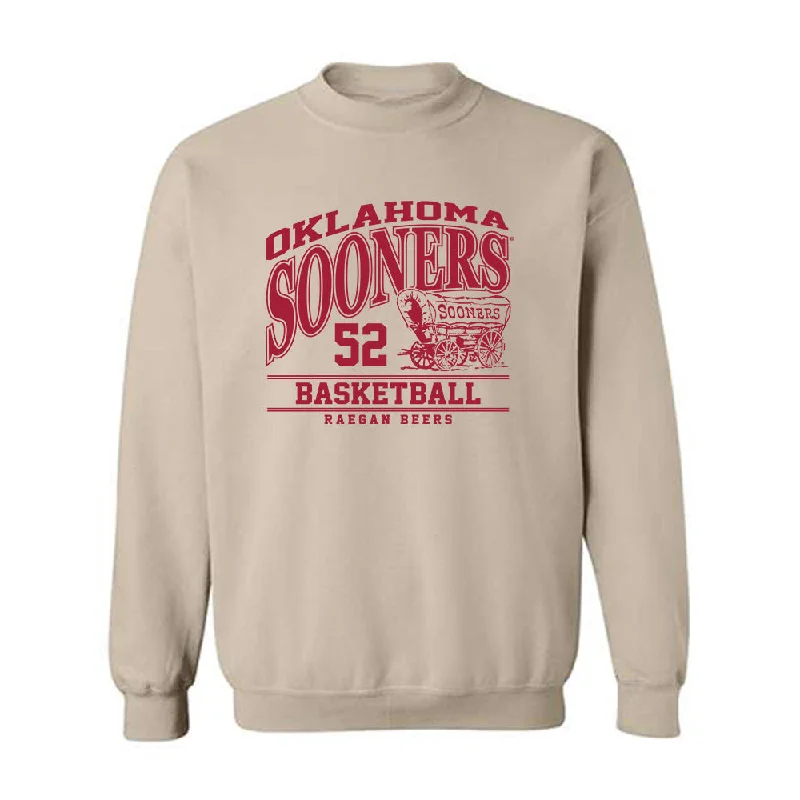 Oklahoma - NCAA Women's Basketball : Raegan Beers - Classic Fashion Shersey Crewneck Sweatshirt Graphic Hoodie Design Print Oklahoma - NCAA Women's Basketball : Raegan Beers - Classic Fashion Shersey Crewneck Sweatshirt Graphic Hoodie Design Print