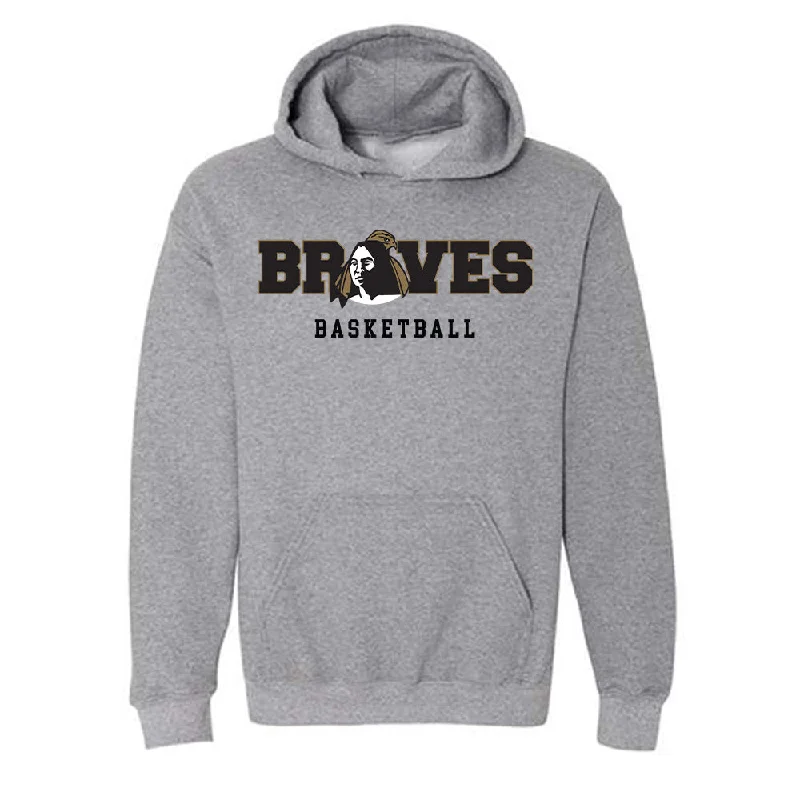UNC Pembroke - NCAA Women's Basketball : Zaria Clark - Classic Shersey Hooded Sweatshirt Hoodie with Stripes Bold Sporty UNC Pembroke - NCAA Women's Basketball : Zaria Clark - Classic Shersey Hooded Sweatshirt Hoodie with Stripes Bold Sporty