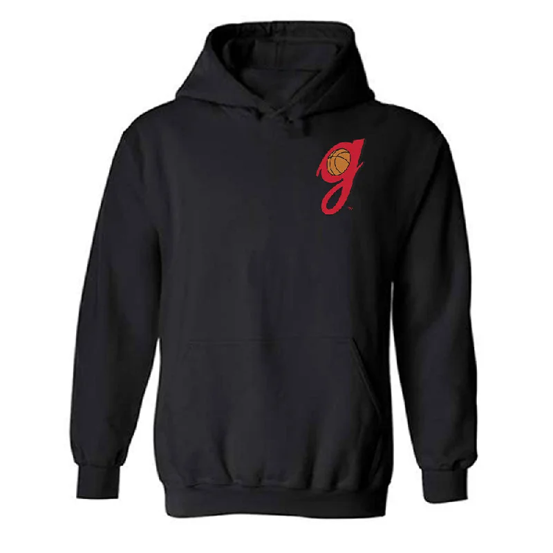 Georgia - NCAA Women's Basketball : Amiya Evans - Hooded Sweatshirt Hoodie with Hem Elastic Stretchable Comfortable Georgia - NCAA Women's Basketball : Amiya Evans - Hooded Sweatshirt Hoodie with Hem Elastic Stretchable Comfortable